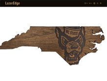 Tablet Screenshot of lazeredge.com